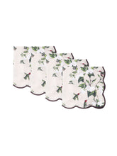 Load image into Gallery viewer, Tan Hummingbird Organic Linen Napkins (set of 4)
