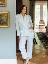 Load image into Gallery viewer, Ice Blue Filigree Pajamas
