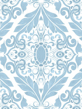 Load image into Gallery viewer, Ice Blue Filigree Short Classic Robe
