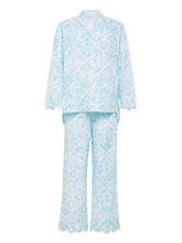 Load image into Gallery viewer, Ice Blue Filigree Pajamas
