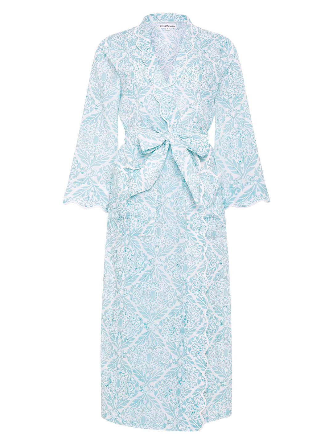 Ice Blue Filigree Classic Robe – Heidi Carey