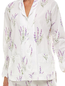 Lavender Print Pajamas