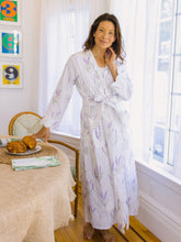 Load image into Gallery viewer, Lavender Print Classic Robe