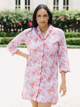 Load image into Gallery viewer, Pink Floral Nightshirt
