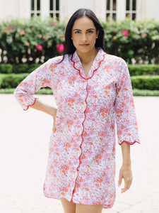 Pink Floral Nightshirt