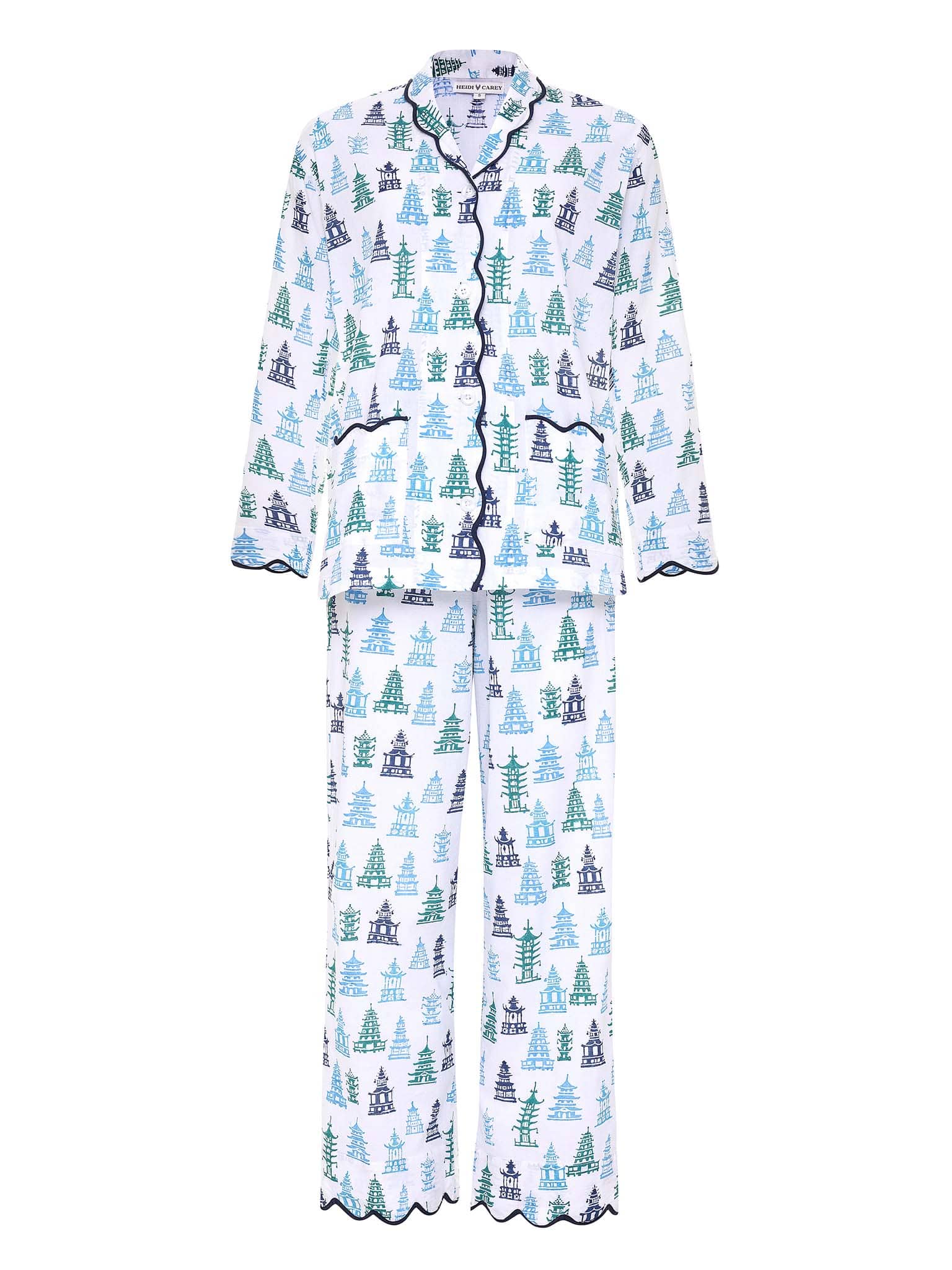 Green and hotsell white pjs