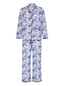 Blue Floral Pajamas