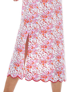 Pink Floral Slip Nightgown