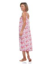 Load image into Gallery viewer, Pink Floral Slip Nightgown