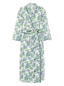 Hydrangea Classic Robe with Scalloping