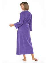 Load image into Gallery viewer, Purple French Terry Robe
