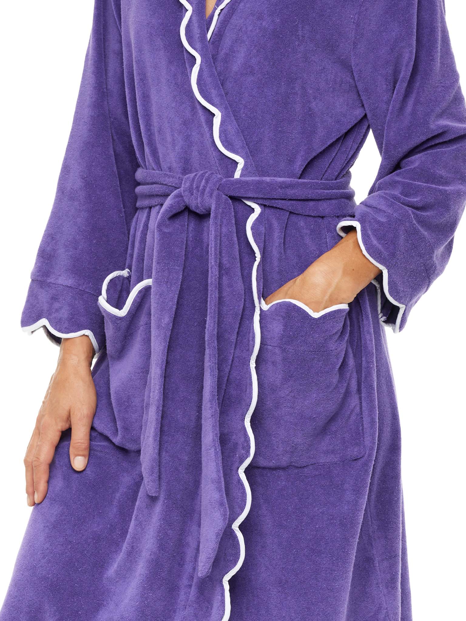 Paul Smith colour-block terrycloth robe - Purple