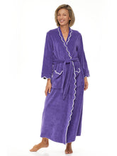 Load image into Gallery viewer, Purple French Terry Robe
