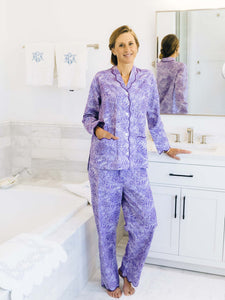 Purple Italian Marble Pajamas