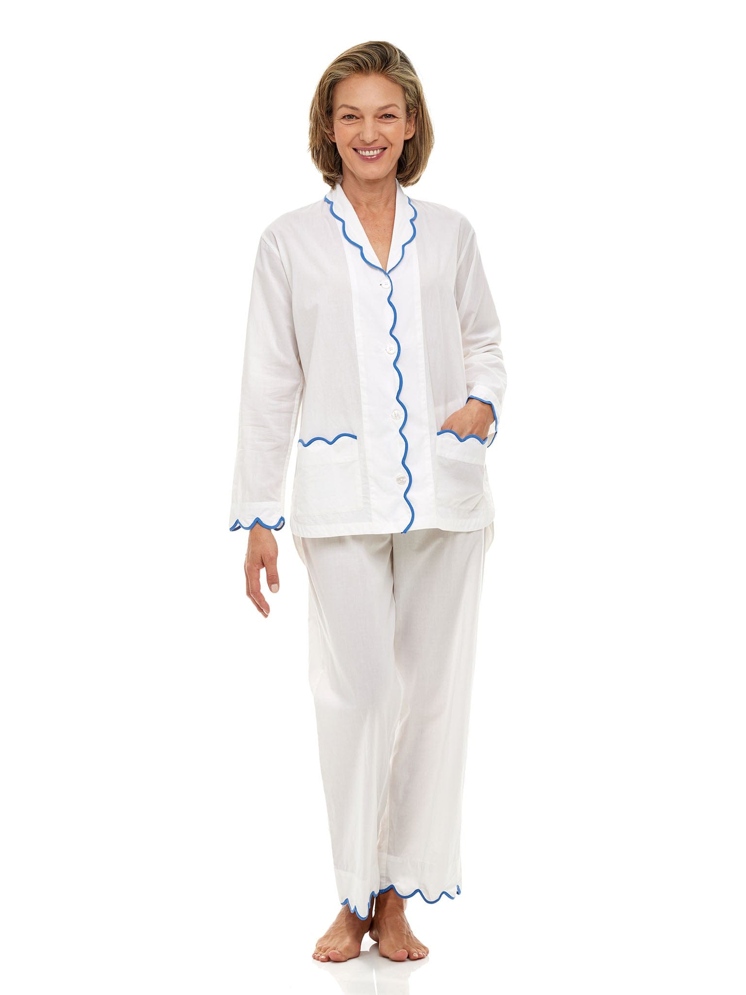 White on sale cotton pajamas